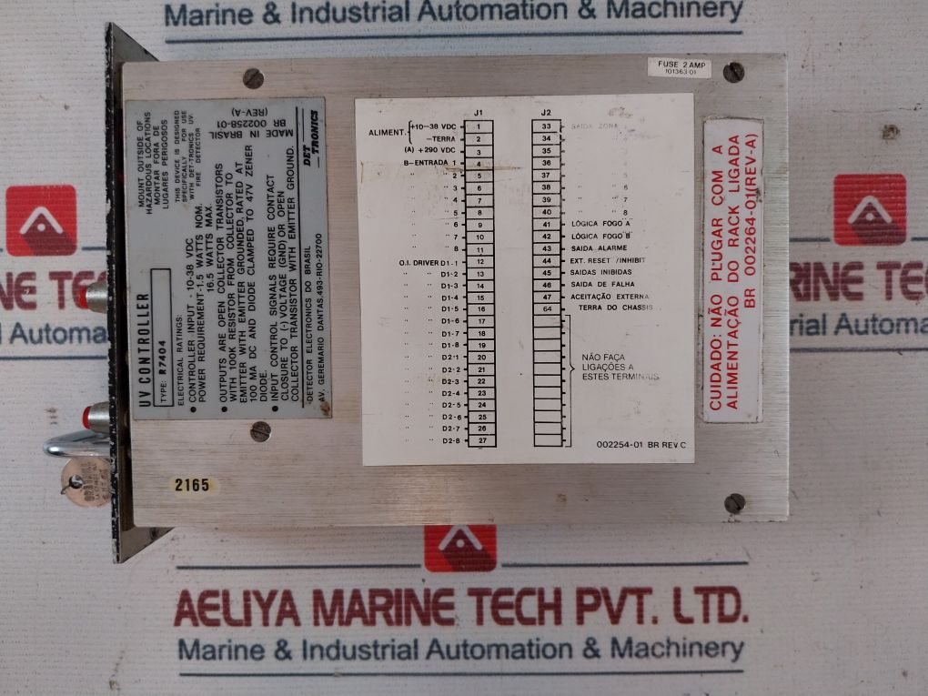 Det-tronics R7404 Uv Controller 10-38 Vdc