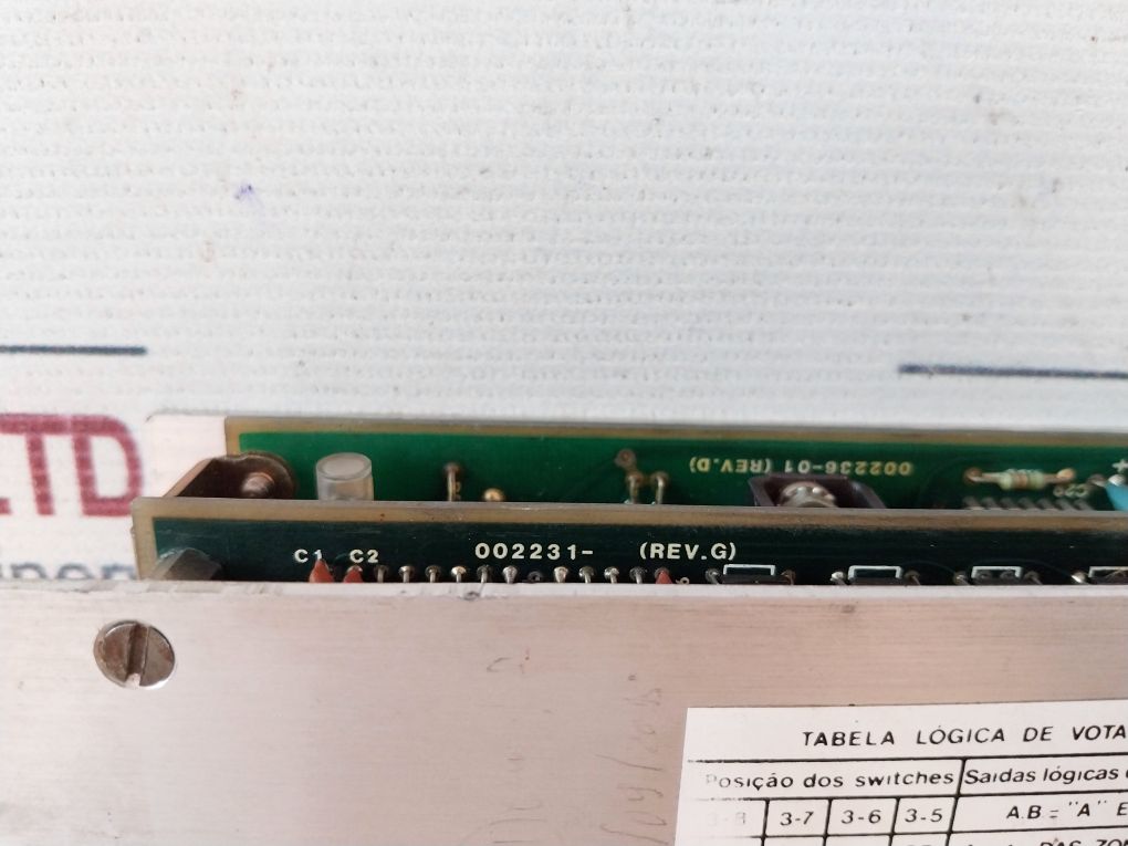 Det-tronics R7404 Uv Controller 10-38 Vdc