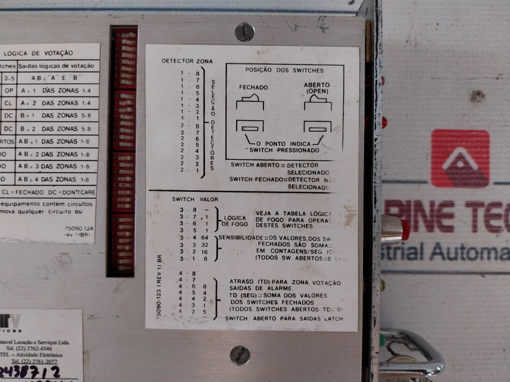 Det-tronics R7404 Uv Controller 10-38 Vdc