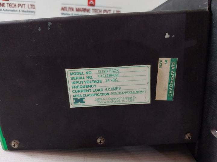 Detcon 1212B Gas Detection Control System 24 Vdc