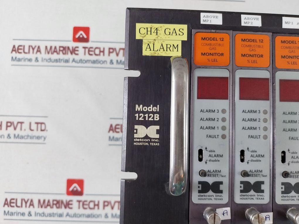 Detcon 1212B Gas Detection Control System 24 Vdc