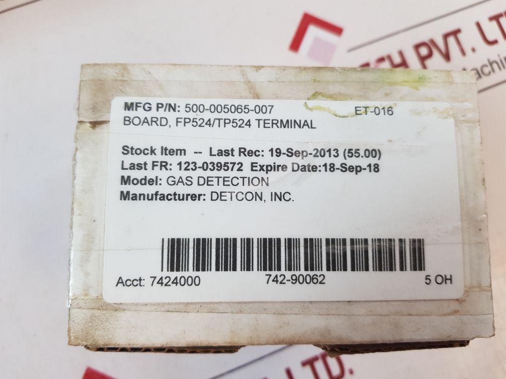 Detcon 500-005065-007 Standard Connection Board