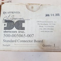 Detcon 500-005065-007 Standard Connection Board