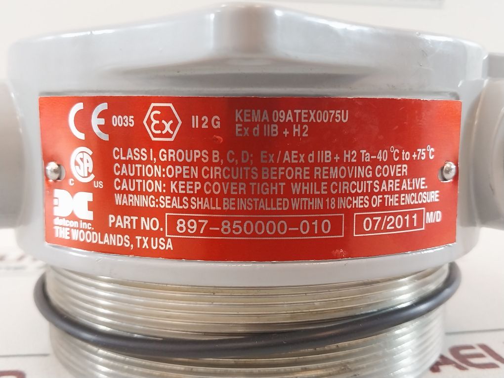 Detcon 897-850000-010 Tp-524D-rs Gas Sensor Detector 60 Ma Dc