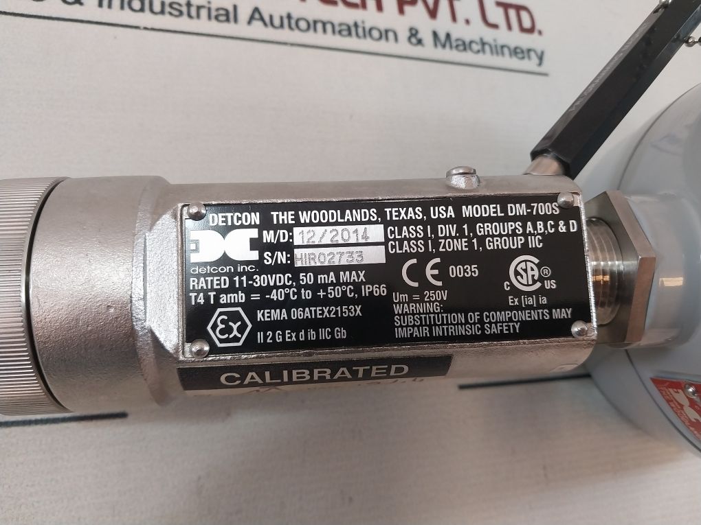 Detcon Dm-700 Gas Monitor Detector/Sensor 967-242491-100