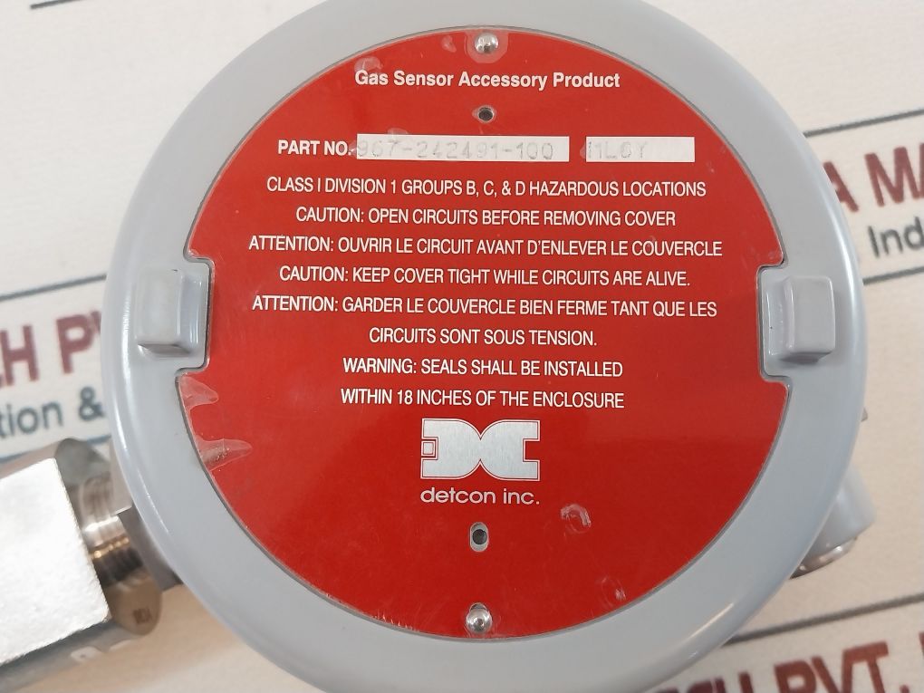 Detcon Dm-700 Gas Monitor Detector/Sensor 967-242491-100