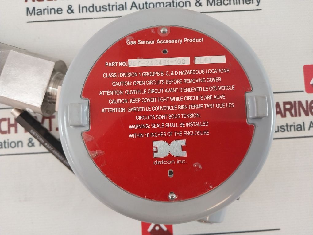 Detcon Dm-700 Gas Monitor Detector/Sensor 967-242491-100