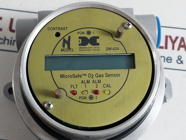 Detcon Dm-634 O2 Gas Sensor 22-28Vdc
