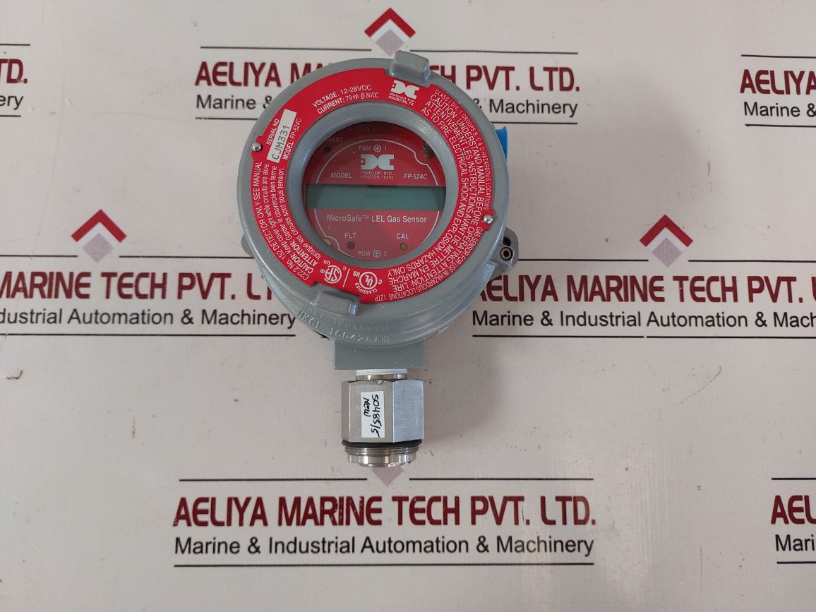 Detcon Fp-524C Microsafe Lel Gas Sensor 24Vdc