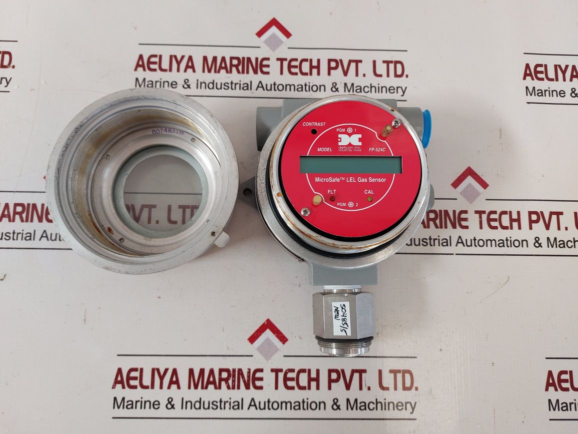Detcon Fp-524C Microsafe Lel Gas Sensor 24Vdc