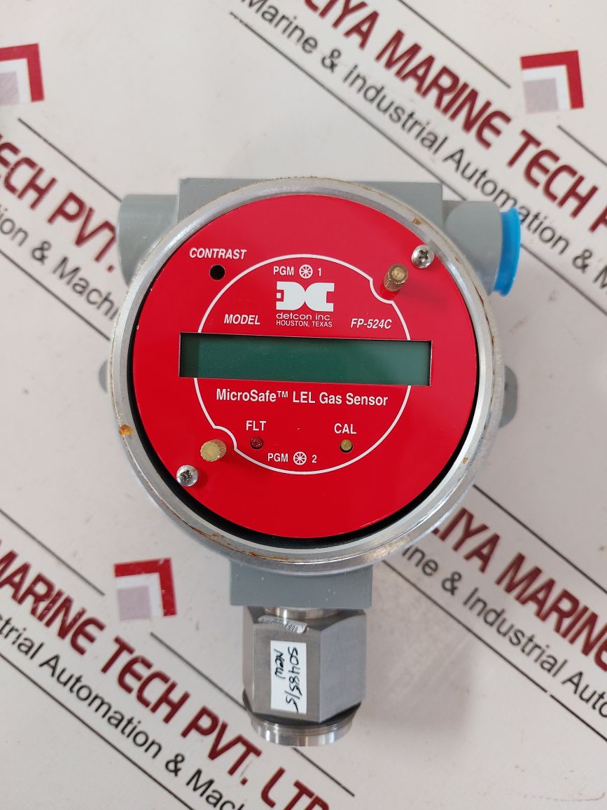 Detcon Fp-524C Microsafe Lel Gas Sensor 24Vdc