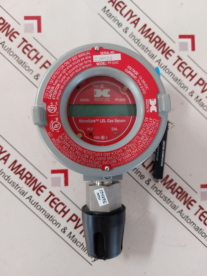 Detcon Microsafe Fp-524C Lel Gas Sensor
