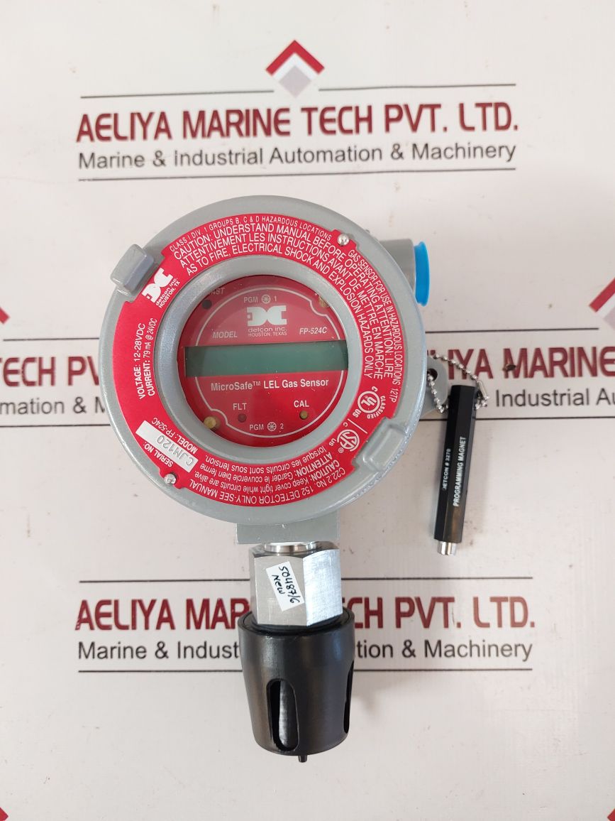 Detcon Microsafe Fp-524C Lel Gas Sensor