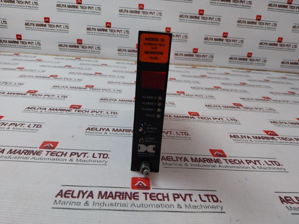 Detcon Model 12 Combustible Gas Monitor
