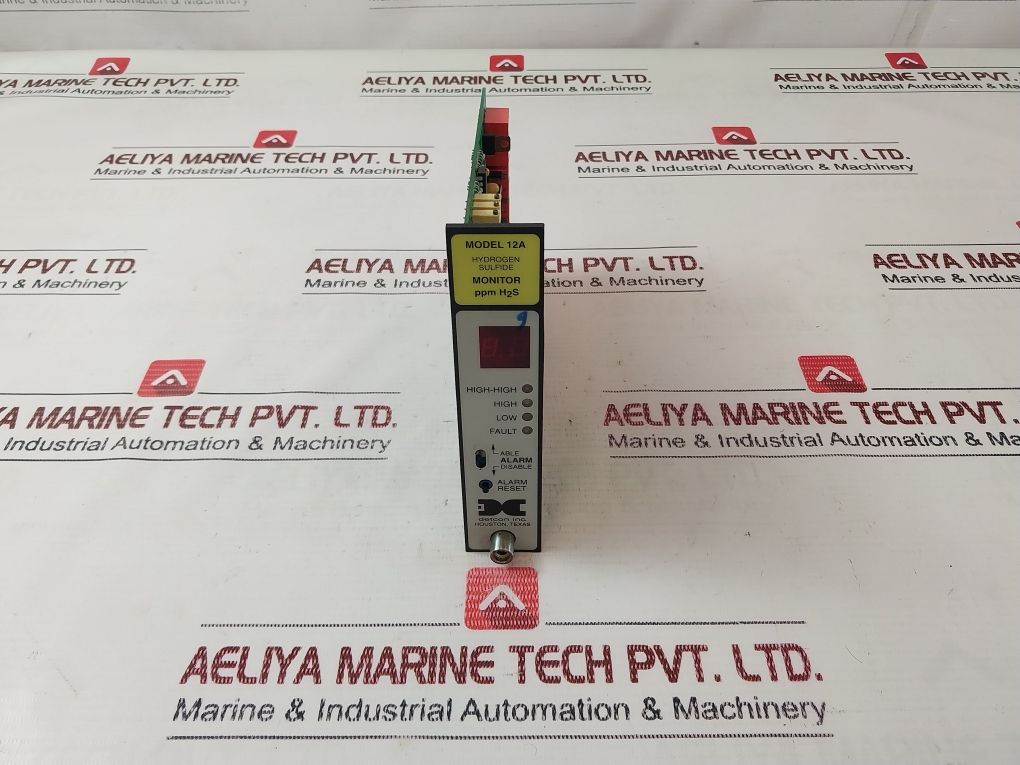 Detcon Model 12 Cobustible Gas Monitor Rs-485 Id