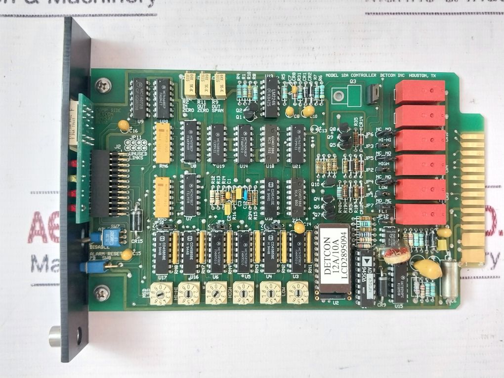 Detcon Model 12 Cobustible Gas Monitor Rs-485 Id