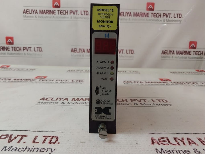 Detcon Model 12 Cobustible Gas Monitor Rs-485 Id