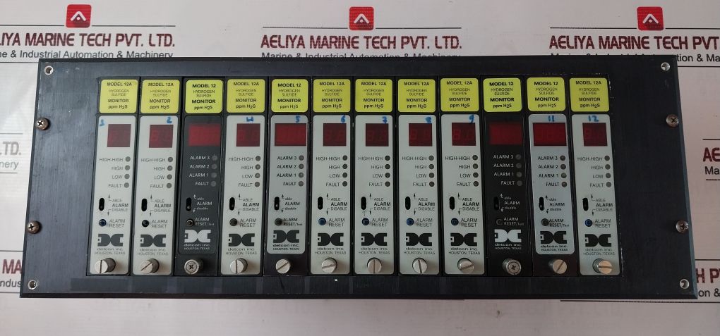 Detcon Model 12 Cobustible Gas Monitor Rs-485 Id