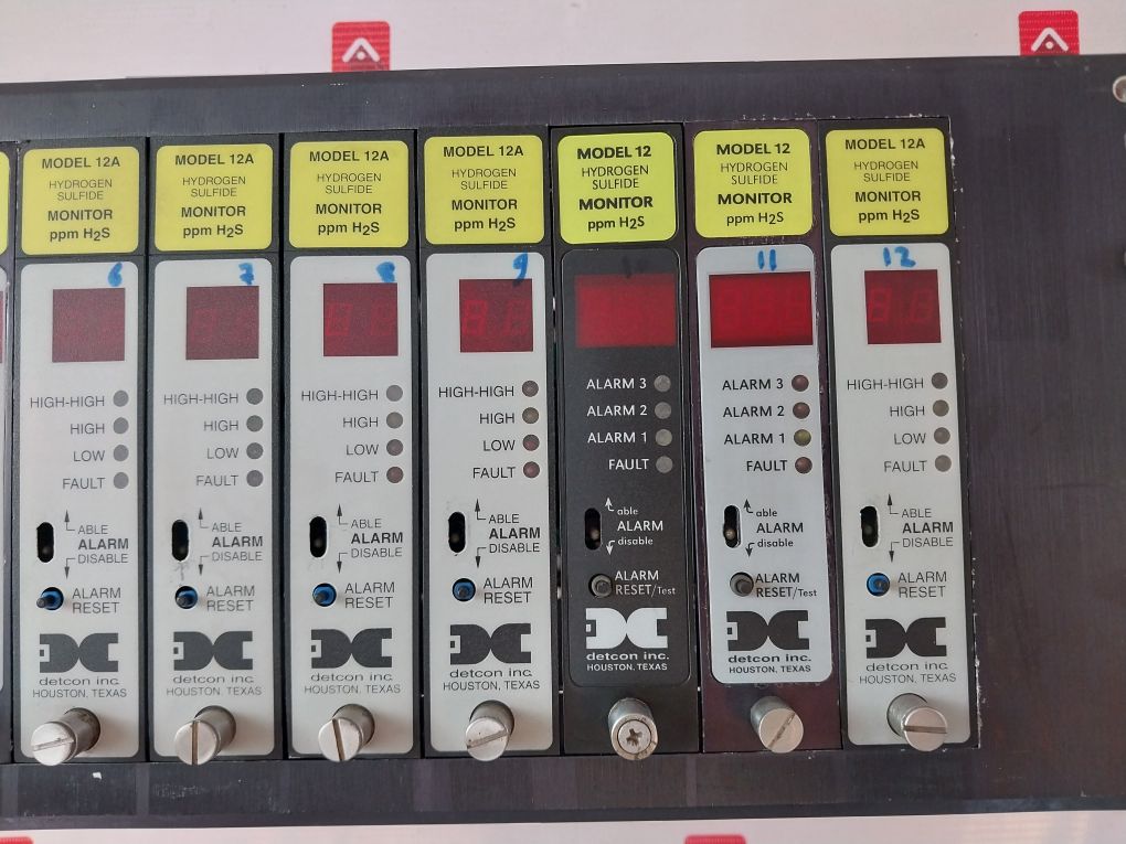Detcon Model 12 Cobustible Gas Monitor Rs-485 Id