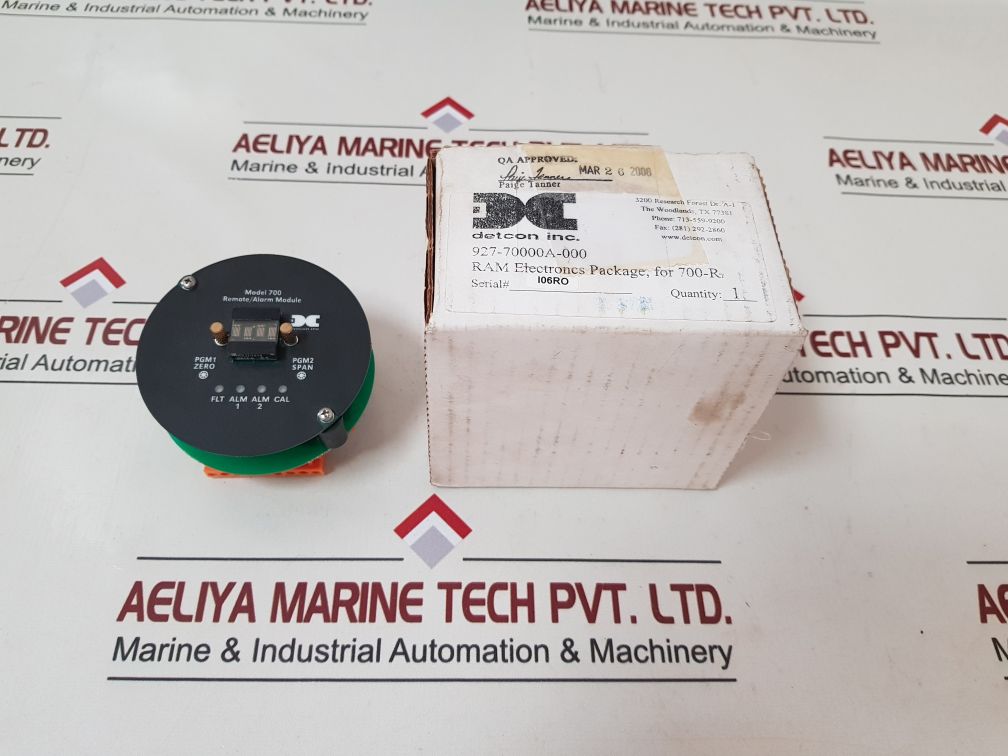 Detcon Model 700 Alarm Module 927-70000A-000
