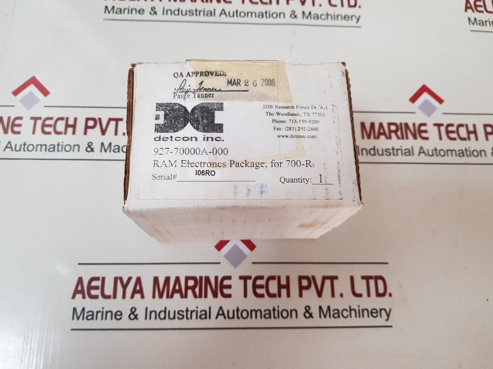 Detcon Model 700 Alarm Module 927-70000A-000