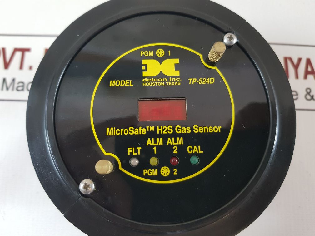 Detcon Tp-524D Microsafe H2S Gas Detection 925-0154D0-100
