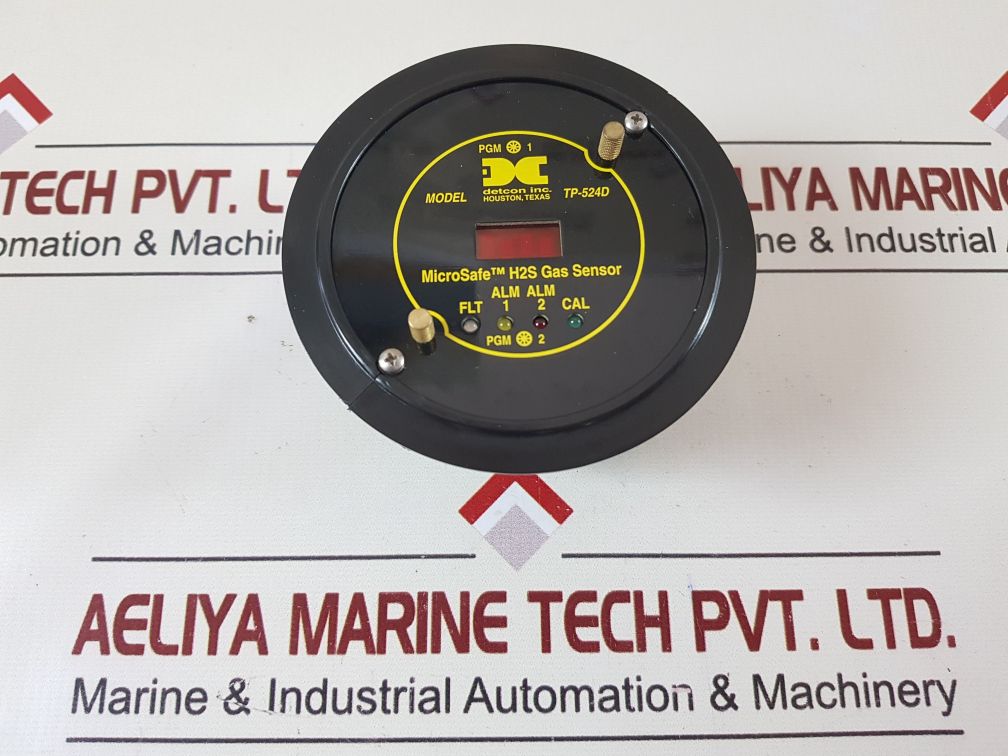Detcon Tp-524D Microsafe H2S Gas Detection 925-0154D0-100
