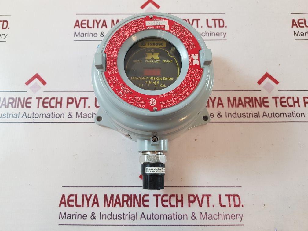 Detcon Tp-524D 965-015420-100 Hydrogen Sulfide Gas Detection
