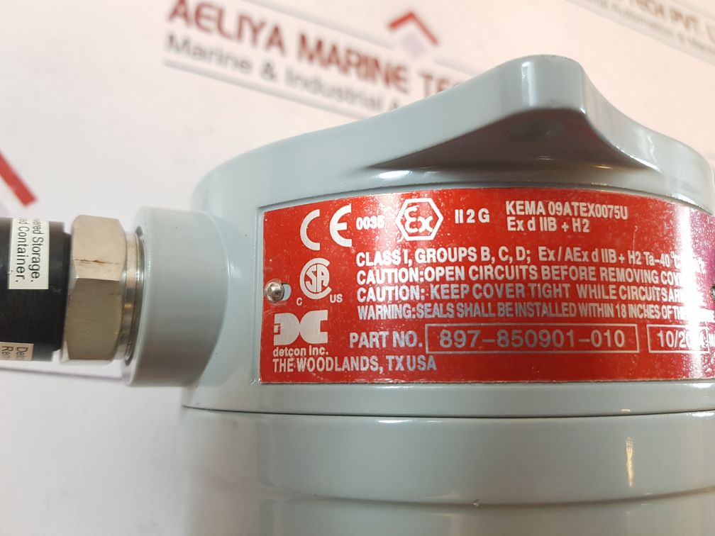 Detcon Tp-524D 965-015420-100 Hydrogen Sulfide Gas Detection