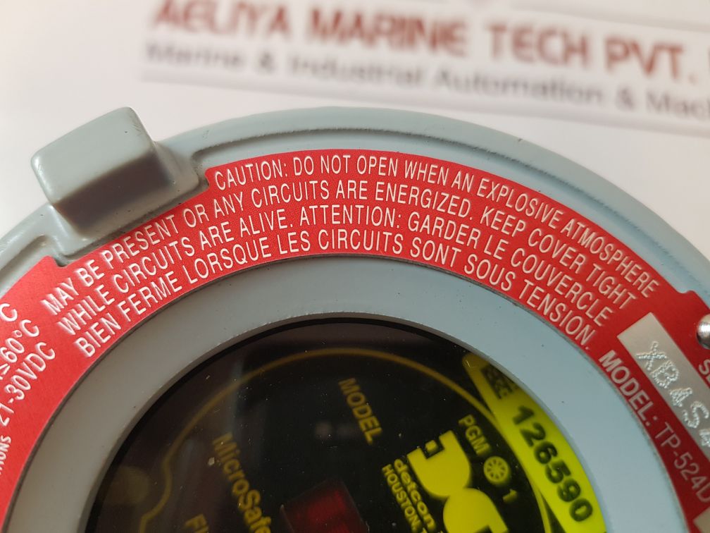 Detcon Tp-524D 965-015420-100 Hydrogen Sulfide Gas Detection