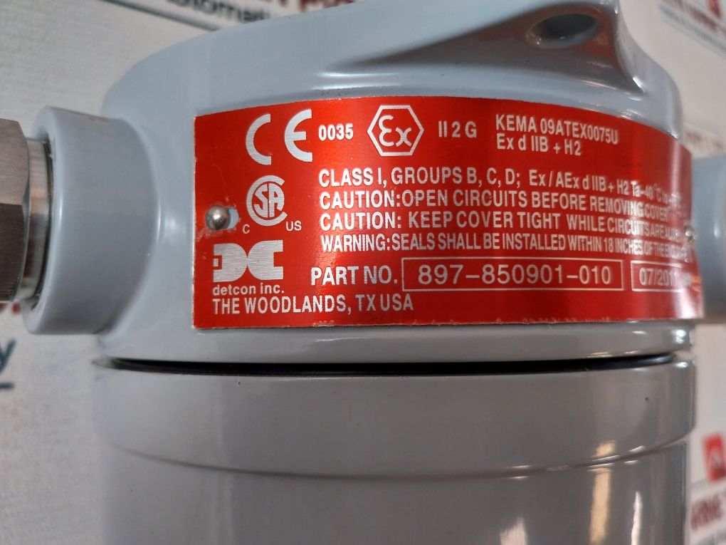 Detcon Tp-624D Microsafe H2S Gas Sensor