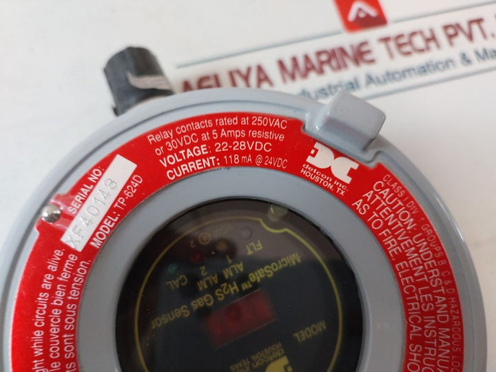 Detcon Tp-624D Microsafe H2S Gas Sensor