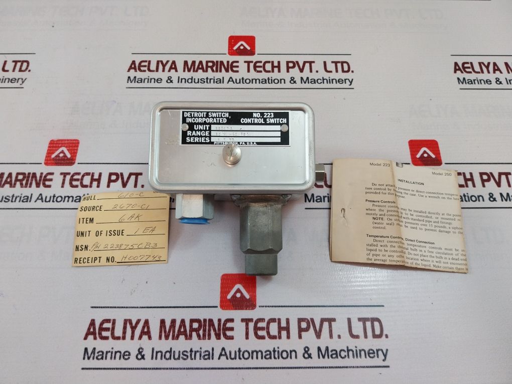 Detroit Switch 223 Temperature Control Switch 223875Cb3