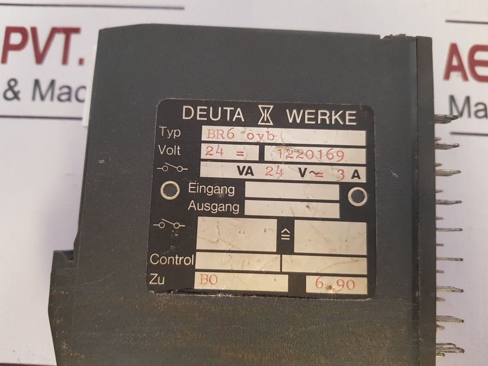 Deuta-werke Br6 Control Relay Br6 Oyb