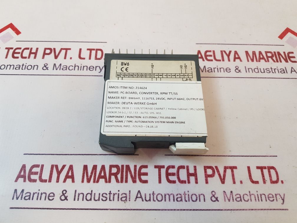 Deuta Bw6My Output Relay