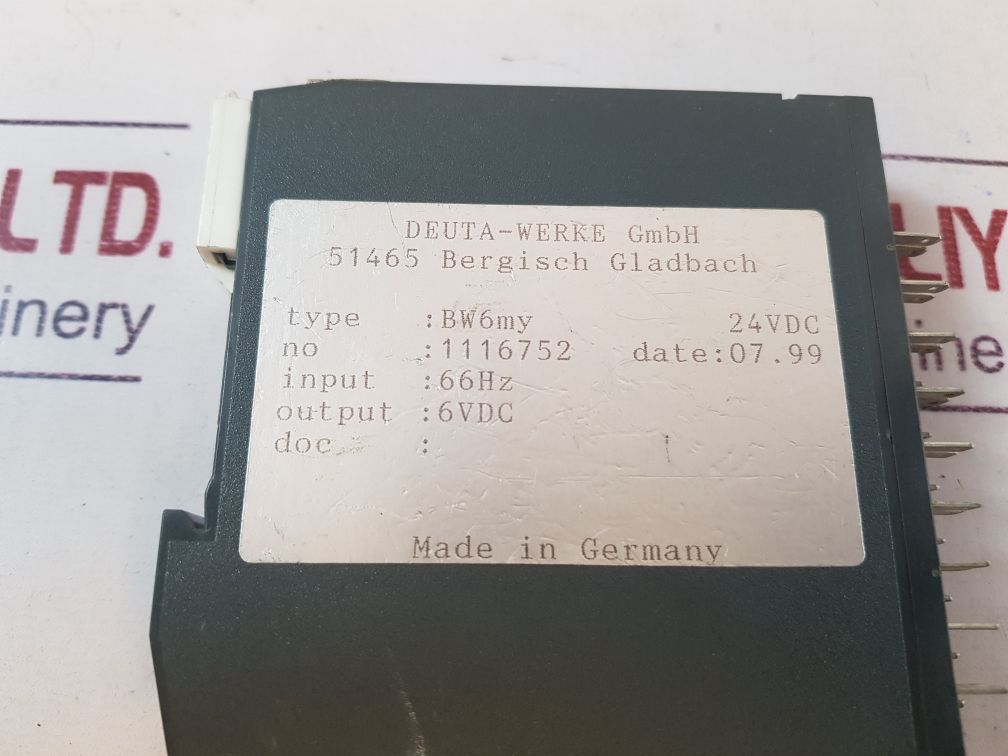 Deuta Bw6My Output Relay