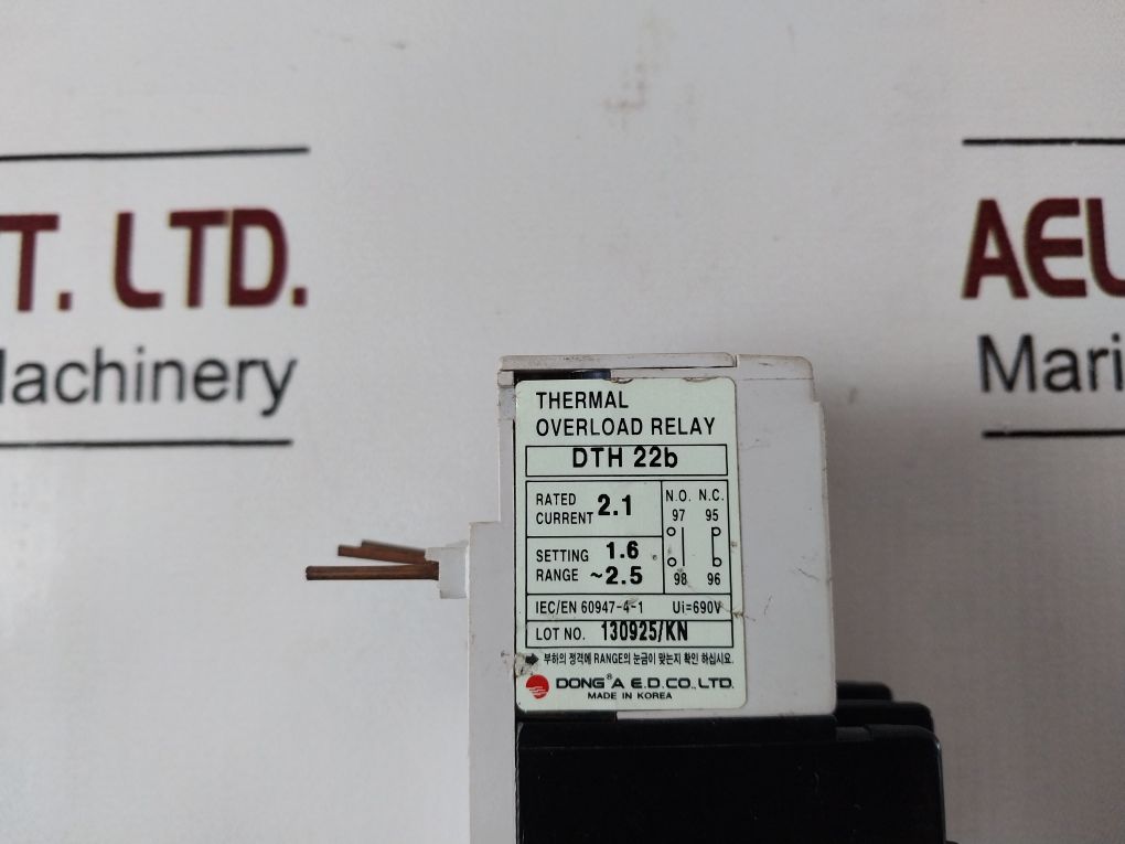 Devico Dth-22B Thermal Overload Relay