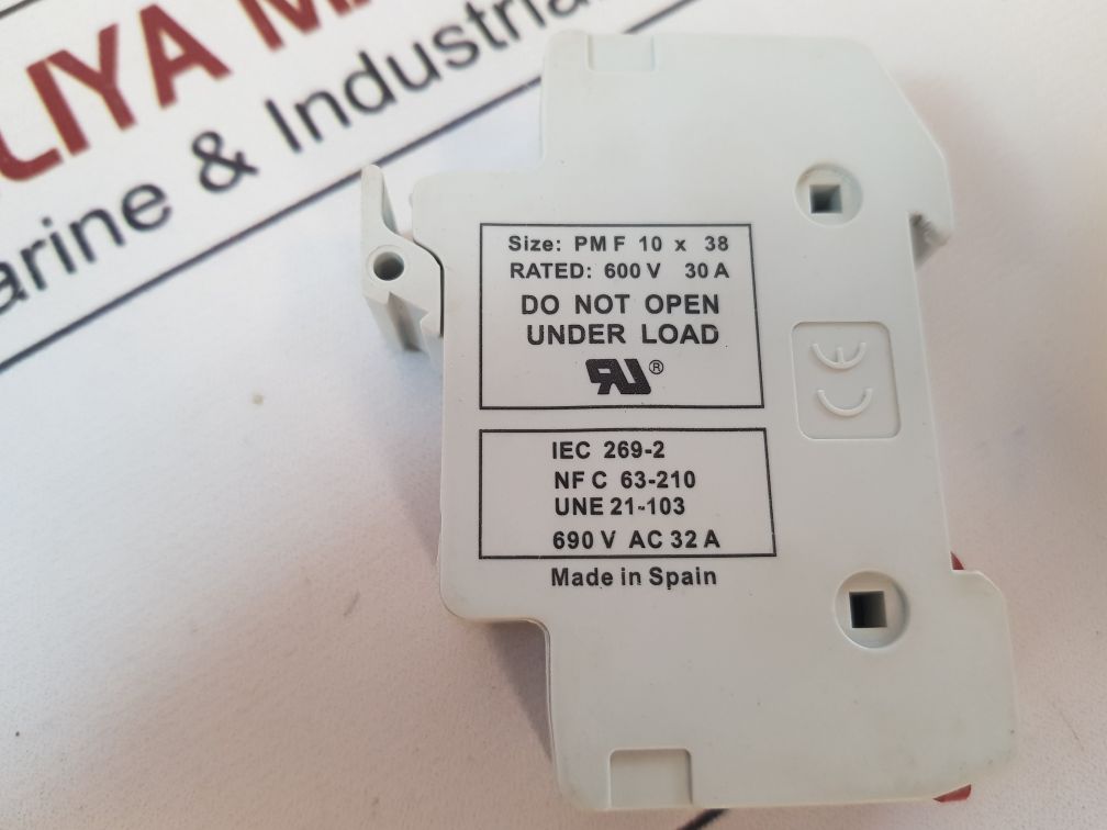 Set Of 4X Df Pmf 480032 10,3 × 38 Fuse Holder 32A 690V~