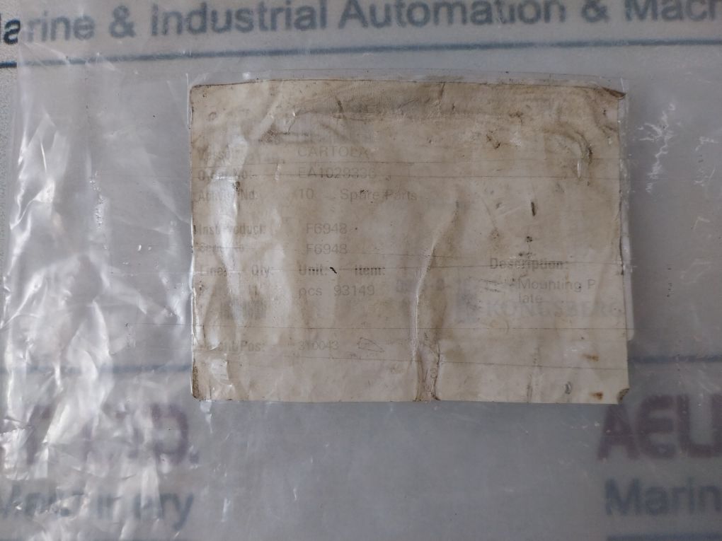 Dgms-3-1E-12-r 02-350053 Mounting Plate