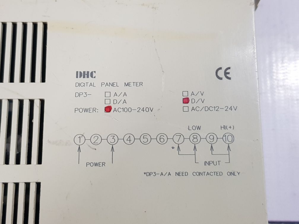 Dhc Dp3- D/V Digital Panel Meter