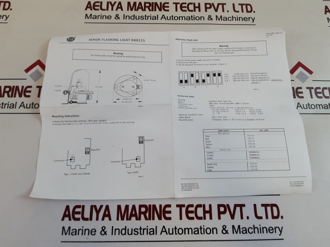 Dhr Xenon 230 Flashing UnitLight
