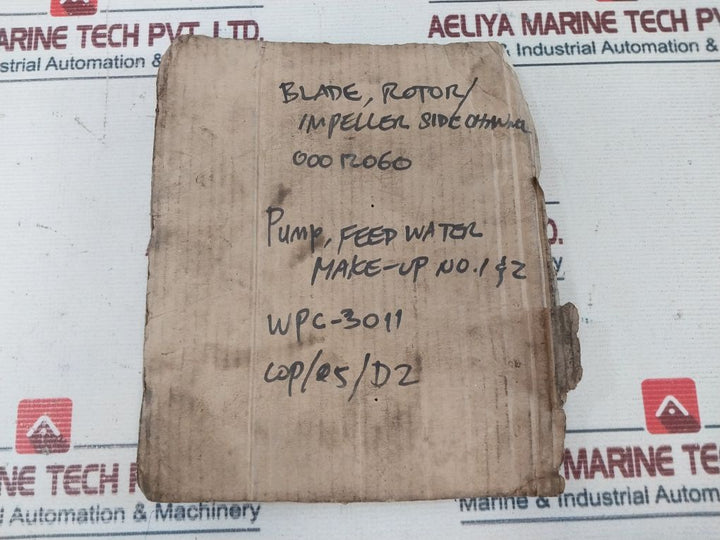 Dickow Pumpen Wpc 3011 Blade, Rotor/Side Channel Impeller