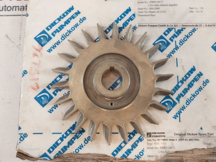 Dickow Pumpen Wpc 3011 Blade, Rotor/Side Channel Impeller