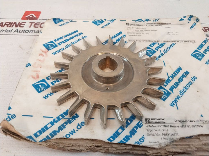 Dickow Pumpen Wpc 3011 Blade, Rotor/Side Channel Impeller