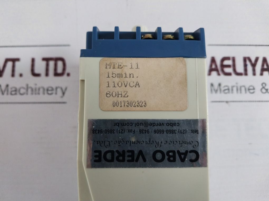 Digi Mec Mte-11 Time Delay Relay 0,3-15 Min 110Vca/Vac