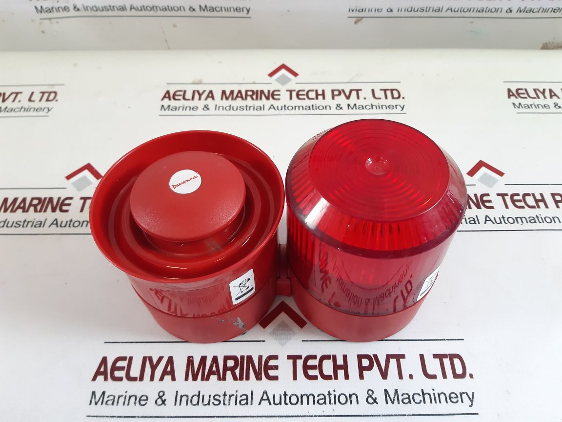 Digisound B/Se 128 Digiflash-01 Red Horn En54-3 Sounder Beacon Free Shipping