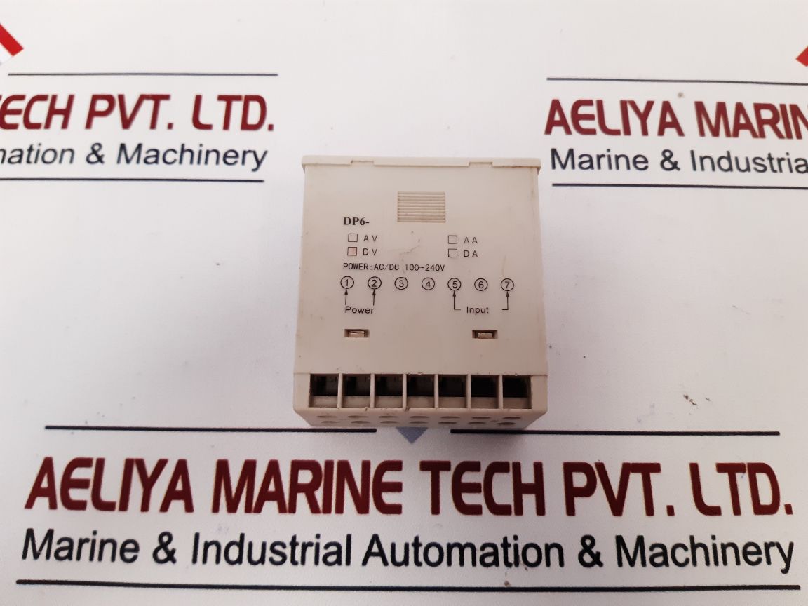 Digital Rpm Meter Dp6-dv Panel Mounting 100~240V Ac/Dc