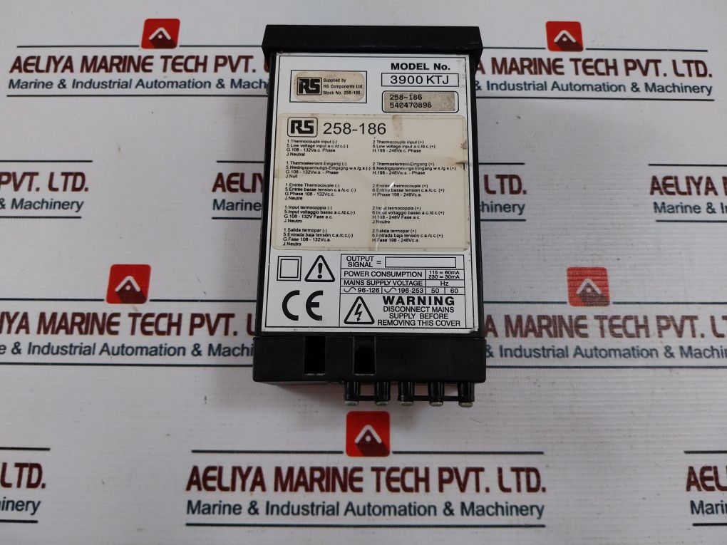 Digitron 3900 Ktj Thermocouple Display 258-186