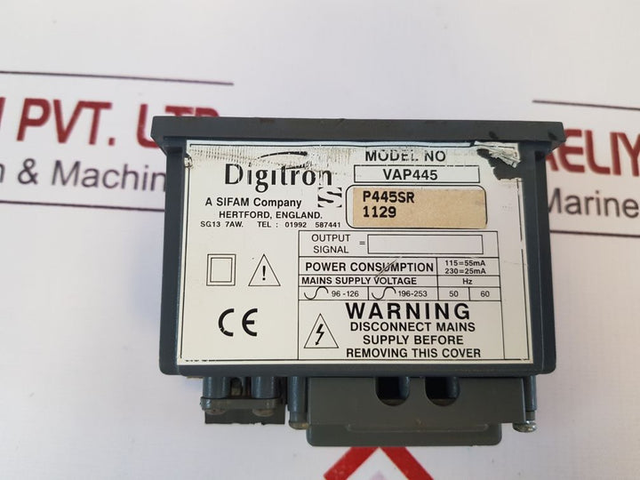 Digitron Vap445 Pressure Indicator