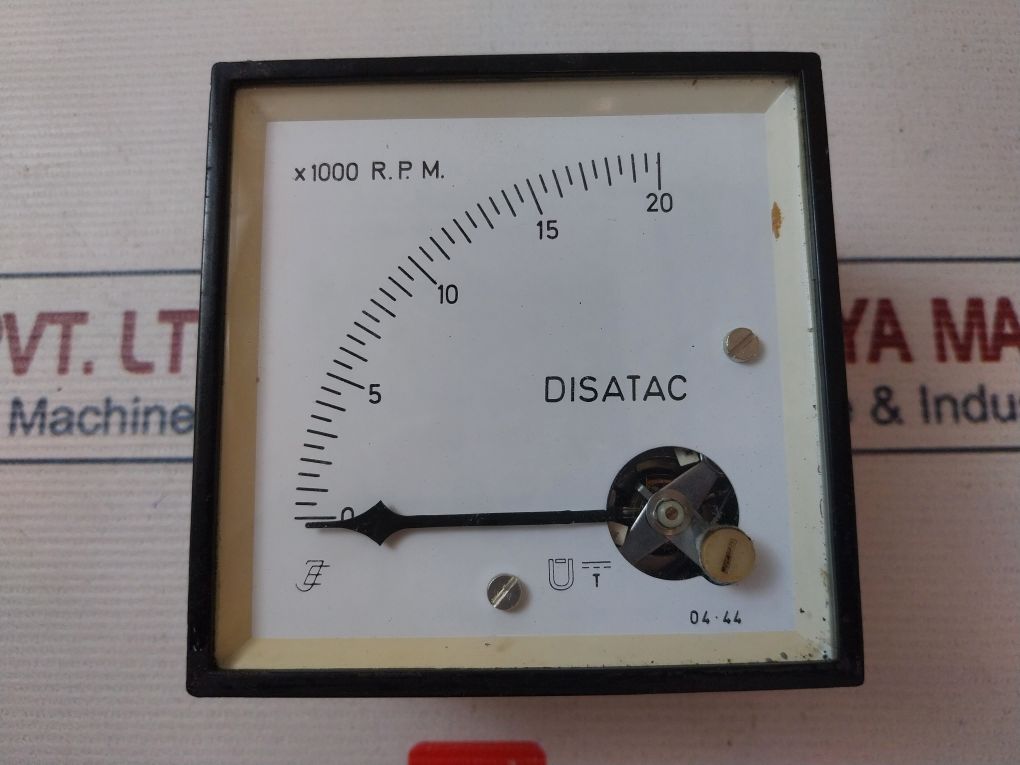 Disatac 0-20 X 1000 R.P.M. 